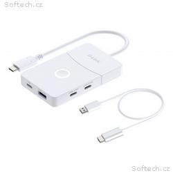 D-Link DUP-501 - Dokovací stanice - USB-C - 2 x HD