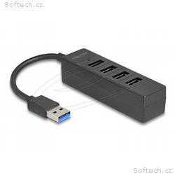 Delock - Rozbocovac - 5 Gbps, USB-A - 4 x USB 3.2 