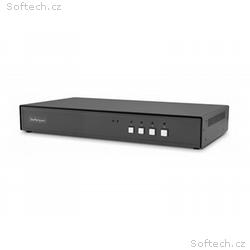 Startech - Prepínac KVM, audio, USB - 4 x KVM, zvu
