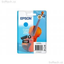 Epson 250 - 4.8 ml - azurová - originální - blistr
