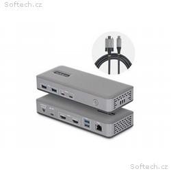 Startech - Dokovací stanice - pro laptop - USB-C 3