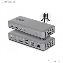 Startech - Dokovací stanice - pro laptop - USB-C 3