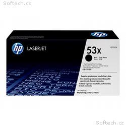 HP 53X - Vysoká výtěžnost - černá - originální - L