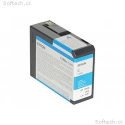 Epson T5802 - 80 ml - azurová - originální - inkou