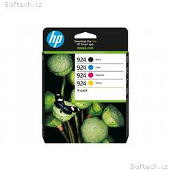 HP 924 - 4-balení - cerná, žlutá, azurová, purpuro