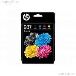 HP 937 - 4-balení - cerná, azurová, purpurová, žlu