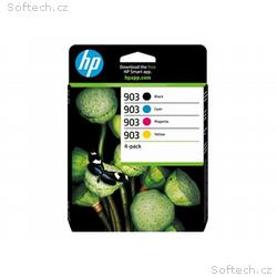 HP 903 - 4-balení - cerná, žlutá, azurová, purpuro