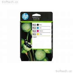 HP 953 - 4-balení - cerná, žlutá, azurová, purpuro