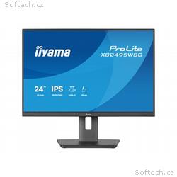 24" iiyama XB2495WSC-B1:IPS, WXGA, USB-C, HAS