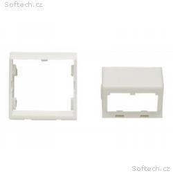 Panduit MINI-COM French Faceplate Kit - Kryt zásuv