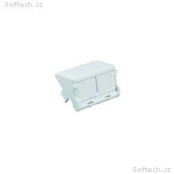 Panduit MINI-COM - Kryt zásuvky - arktická bílá - 