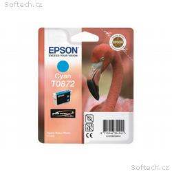 Epson T0872 - 11.4 ml - azurová - originální - bli