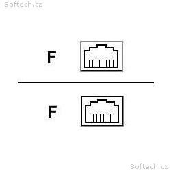 APC - Síťový propojovací kabel - RJ-45 (F) do RJ-4