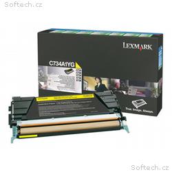Lexmark - Žlutá - originální - kazeta s barvivem L