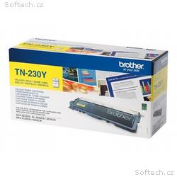 Brother TN230Y - Žlutá - originální - kazeta s bar