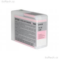 Epson - 80 ml - živá světle fialová - originální -