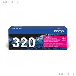 Brother TN320M - Purpurová - originální - kazeta s