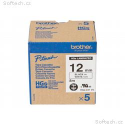 Brother HGE-231V5 - Černá na bílé - Role (1,2 cm x