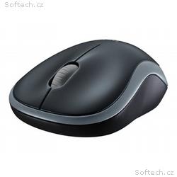 Logitech M185 nano, Kancelářská, Optická, Bezdráto