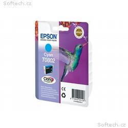 Epson T0802 - Azurová - originální - blistr s RF, 