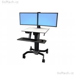 Ergotron WorkFit-C Dual - Sedící, stojící pracovní
