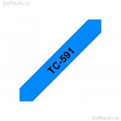 Brother TC591 - 9 mm x černá na modré - lamino pás