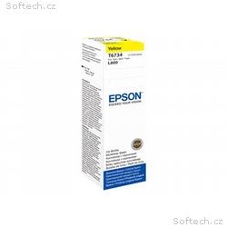 Epson T6734 - 70 ml - žlutá - originální - doplněn