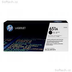 HP 651A - Černá - originální - LaserJet - kazeta s