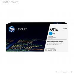HP 651A - Azurová - originální - LaserJet - kazeta