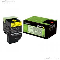 Lexmark 702HY - Žlutá - originální - kazeta s barv