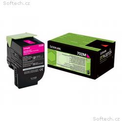 Lexmark 702M - Purpurová - originální - kazeta s b