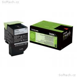 Lexmark 702K - Černá - originální - kazeta s barvi