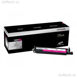 Lexmark 700D3 - Purpurová - originální - vývojová 
