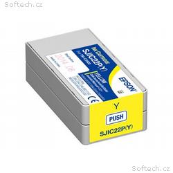 Epson SJIC22P(Y) - Žlutá - originální - inkoustová