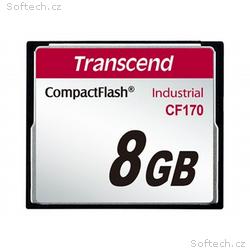 Transcend 8GB INDUSTRIAL CF CARD CF170 paměťová ka