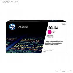 HP 654A - Purpurová - originální - LaserJet - kaze