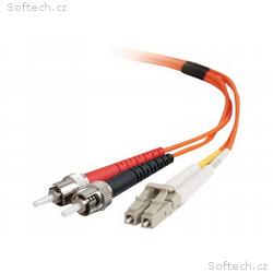 C2G LC-ST 50, 125 OM2 Duplex Multimode PVC Fiber O