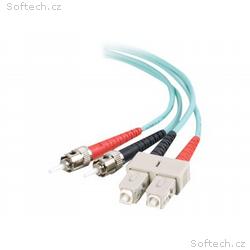 C2G SC-ST 10Gb 50, 125 OM3 Duplex Multimode PVC Fi