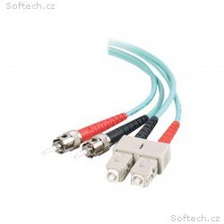 C2G SC-ST 10Gb 50, 125 OM3 Duplex Multimode PVC Fi