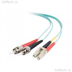 C2G LC-ST 10Gb 50, 125 OM3 Duplex Multimode PVC Fi