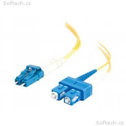 C2G LC-SC 9, 125 OS1 Duplex Singlemode PVC Fiber O