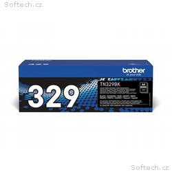 Brother TN329BK - Černá - originální - kazeta s ba
