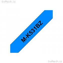 Brother M-K531BZ - Černá na modré - Role (1,2 cm x