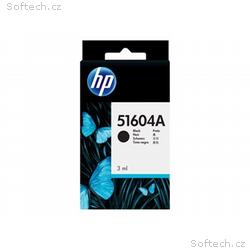 HP Black 3 ml Plain Paper Print Cart, 51604A