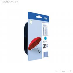 Brother LC225XLCBP - Vysoká výtěžnost - azurová - 