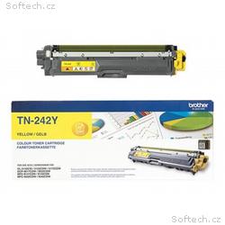 Brother TN242Y - Žlutá - originální - kazeta s bar