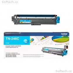 Brother TN246C - Azurová - originální - kazeta s b