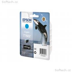Epson T7602 - 26 ml - azurová - originální - blist