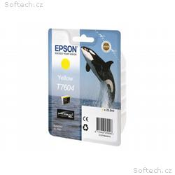 Epson T7604 - 26 ml - žlutá - originální - blistr 
