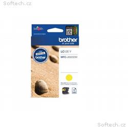 Brother LC12EY - XL kapacita - žlutá - originální 